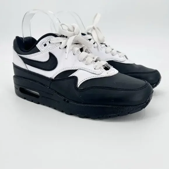 NIKE By You Air Max 1 Premium Sail Dark Obsidian White Black Sneakers Womens 6.5 - Picture 3 of 9